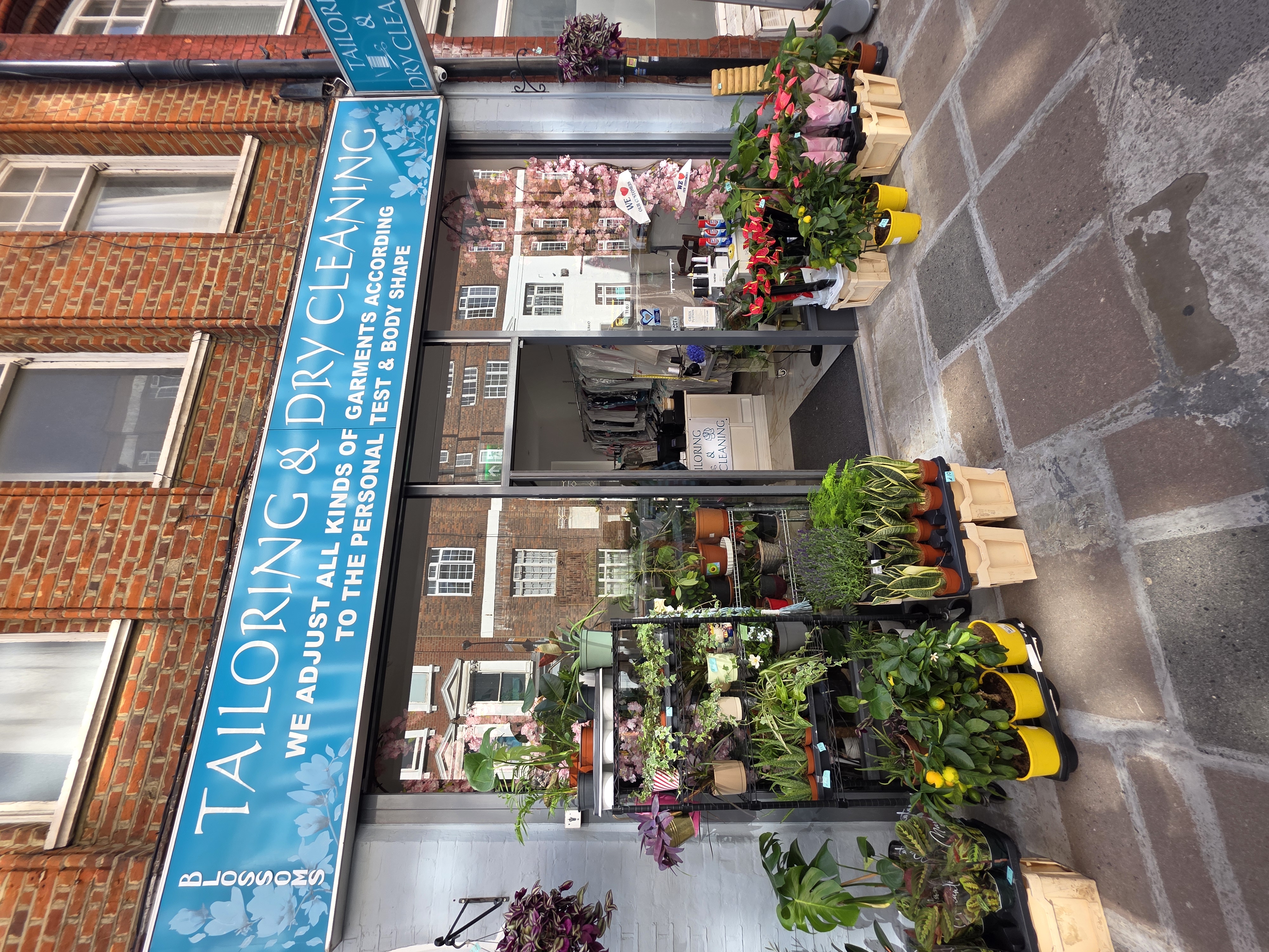 Freshly dry cleaned clothes